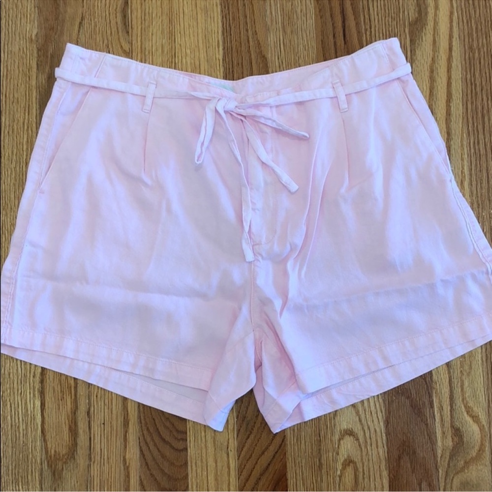 J. Crew Trouser Shorts with Tie Waist Belt - Picture 2 of 6